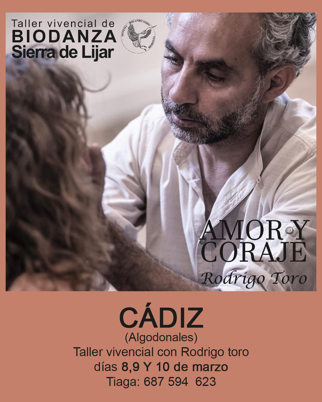 Taller Vivencial Tantra Tiaga con Rodrigo Toro en Cádiz